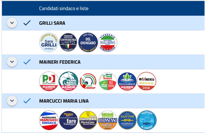 Quasi un Viareggino su 2 non gradisce questi politici